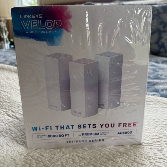 Linksys Other - Linksys Velop Whole Home Wi-Fi System 6000 square feet Premium AC6600